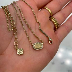 Kendra Scott Gold Drusy Necklace